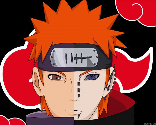 Yahiko Pain Character Painting By Numberss.png
