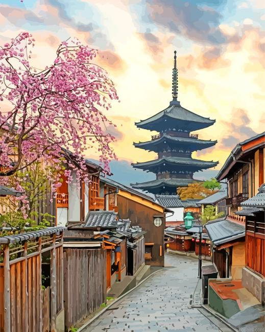 Yasaka Pagoda Temple Painting By Numberss.png