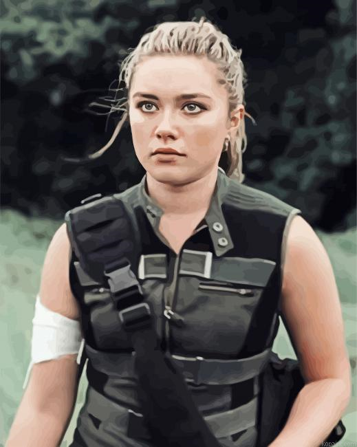 Yelena Belova Character Painting By Numberss.png