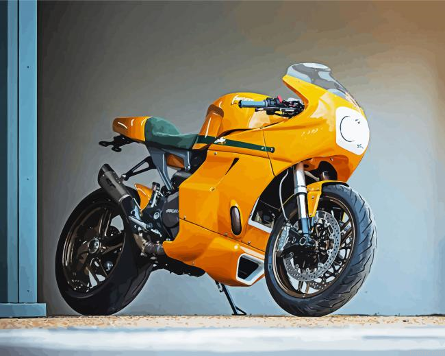 Yellow Ducati Motor Painting By Numberss.png