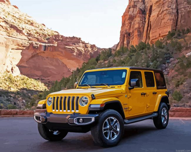Yellow Jeep Wrangler Painting By Numberss.png