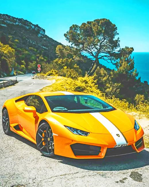 Yellow Lamborghini New Painting By Numberss.png