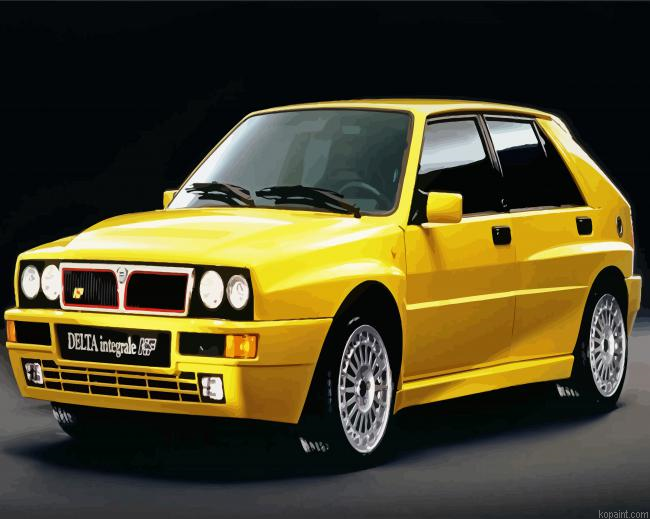 Yellow Lancia Painting By Numberss.png
