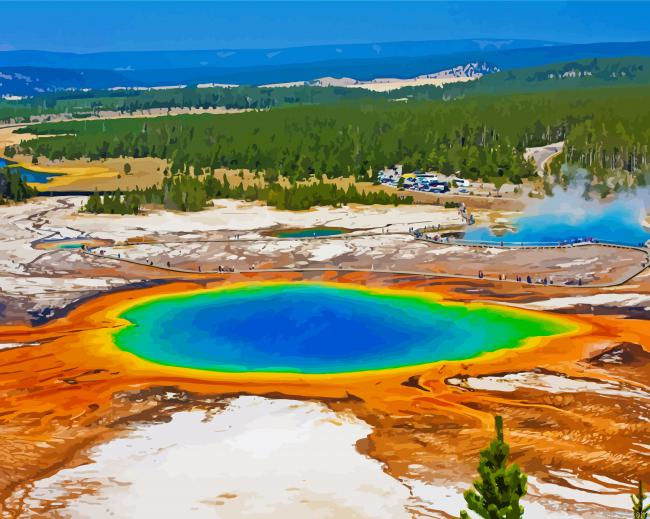 Yellow Stone National Park Idaho Painting By Numberss.png