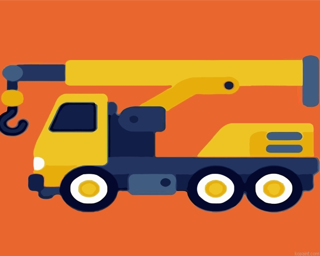 Yellow Truck Painting By Numberss.png