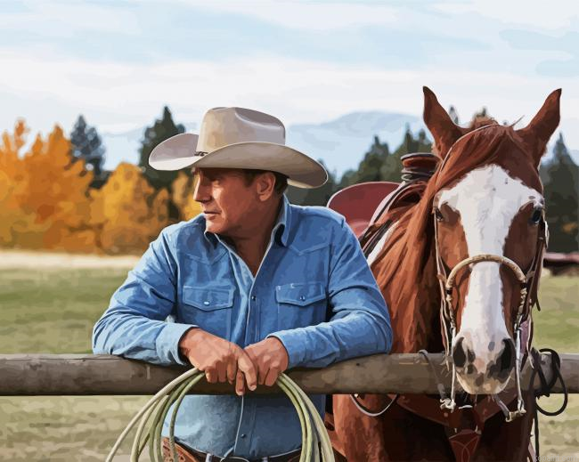 Yellowstone Cowboy Painting By Numberss.png