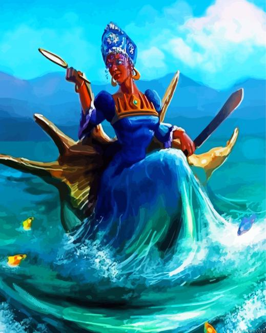 Yemaya Art Painting By Numberss.png