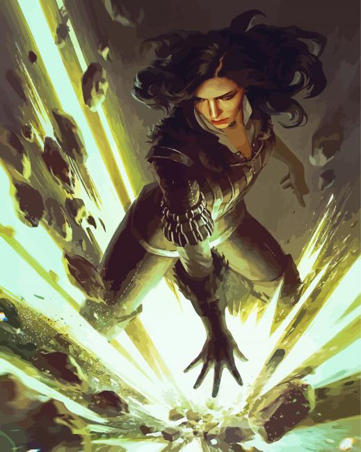 Yennefer Witcher Serie Paint By Numbers.png