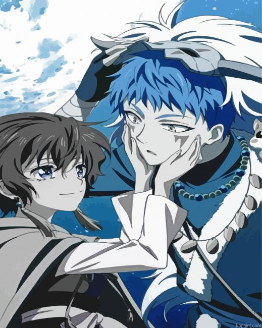 Yona And Shin Ah Paint By Numbers.png