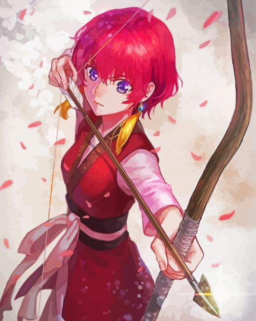 Yona Of The Dawn Anime Girl Painting By Numberss.png