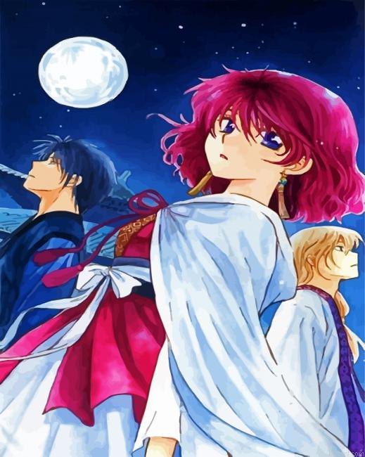 Yona Of The Dawn Manga Anime Painting By Numberss.png