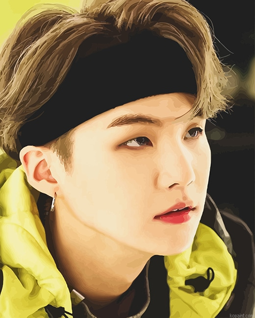 Yoongi BTS Paint By Numbers