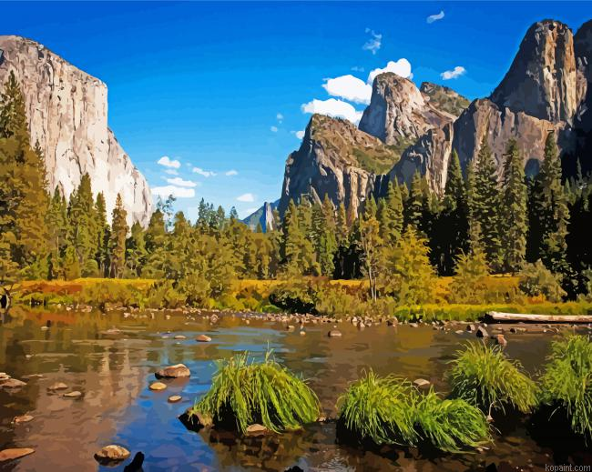 Yosemite National Park California Painting By Numberss.png