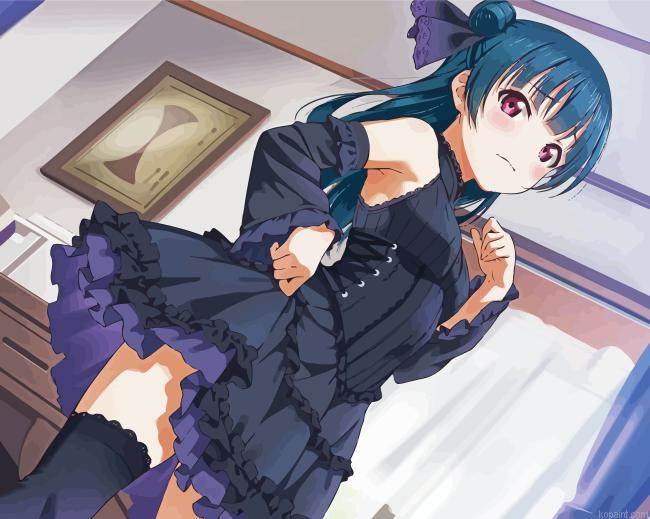 Yoshiko Tsushima Anime Paint By Numbers