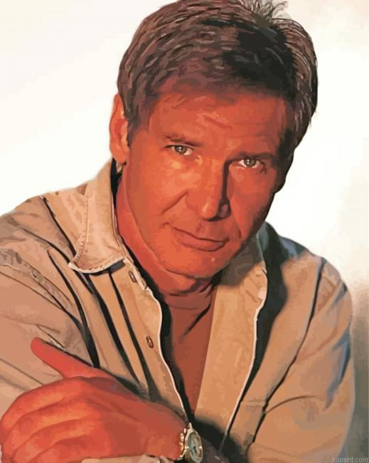 Young Actor Harrison Ford Painting By Numberss.png