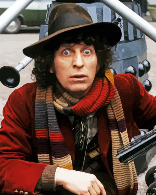 Young Actor Tom Baker Painting By Numberss.png