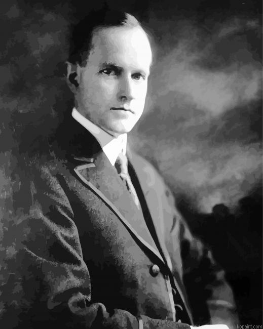 Young Calvin Coolidge Painting By Numberss.png