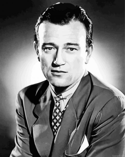 Young John Wayne Paint By Numbers