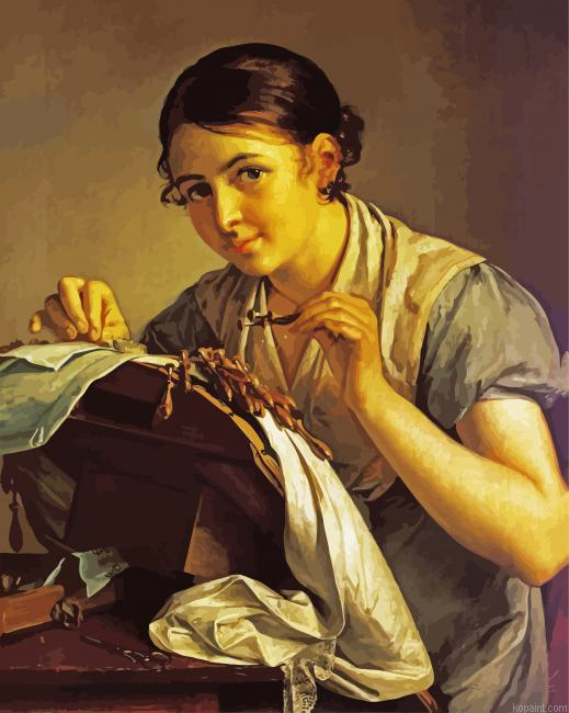 Young Lacemaker Painting By Numberss.png