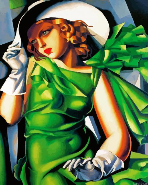 Young Lady With Gloves Lempicka Painting By Numberss.png