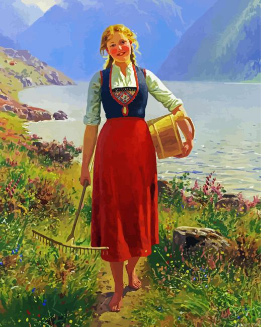 Young Norwegian Girl Painting By Numberss.png