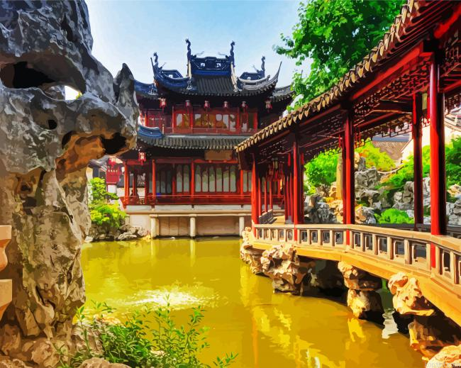 Yu Garden Shanghai Painting By Numberss.png