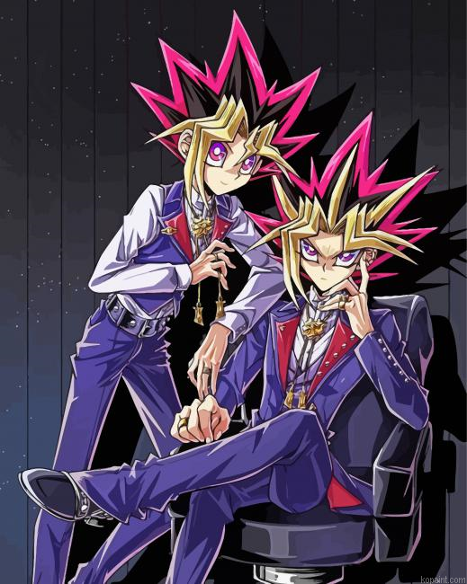 Yu Gi Mutou Manga Painting By Numberss.png