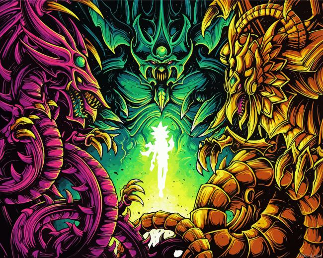 Yu Gi Oh Dragons Painting By Numberss.png