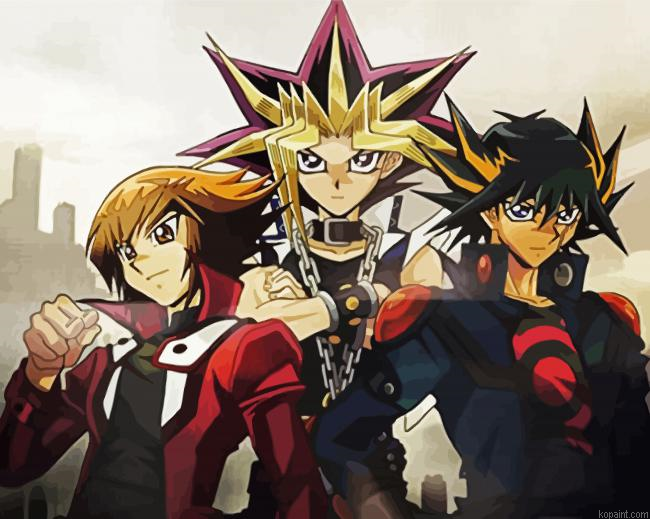 Yu Gi Oh Manga Anime Character Painting By Numberss.png