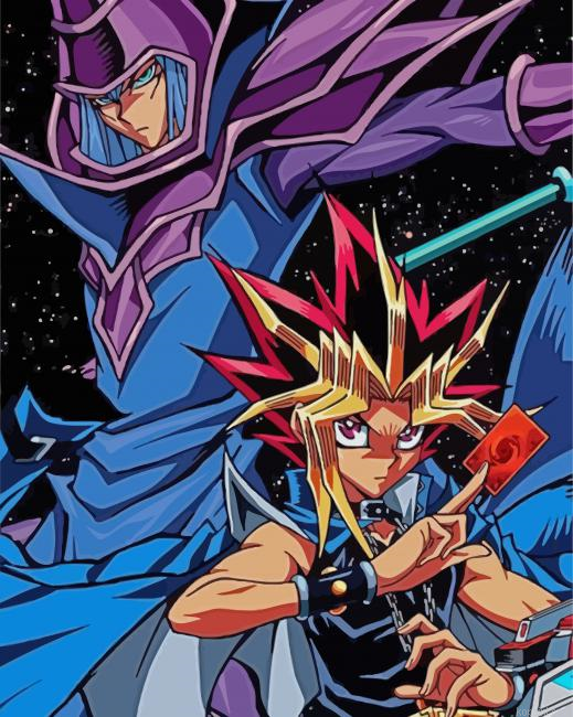Yugi And Dark Magician Painting By Numberss.png