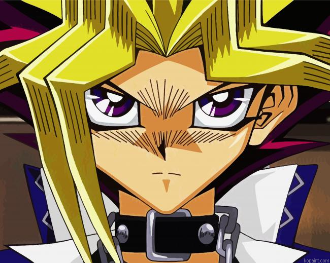Yugi And Yu Gi Oh Painting By Numberss.png