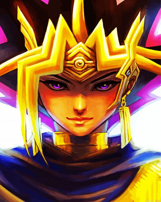 Yugi Muto Anime Manga Painting By Numberss.png