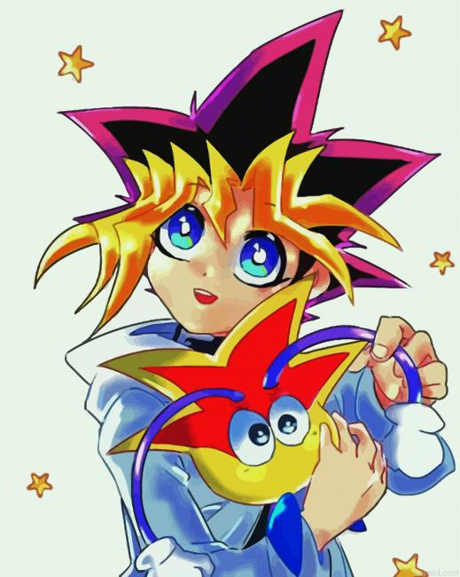Yugi Muto Anime Paint By Numbers