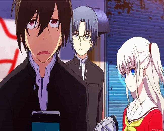 Yuu Otosaka Charlotte Anime Paint By Numbers