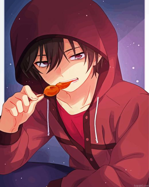 Yuu Otosaka Pop Art Anime Paint By Numbers
