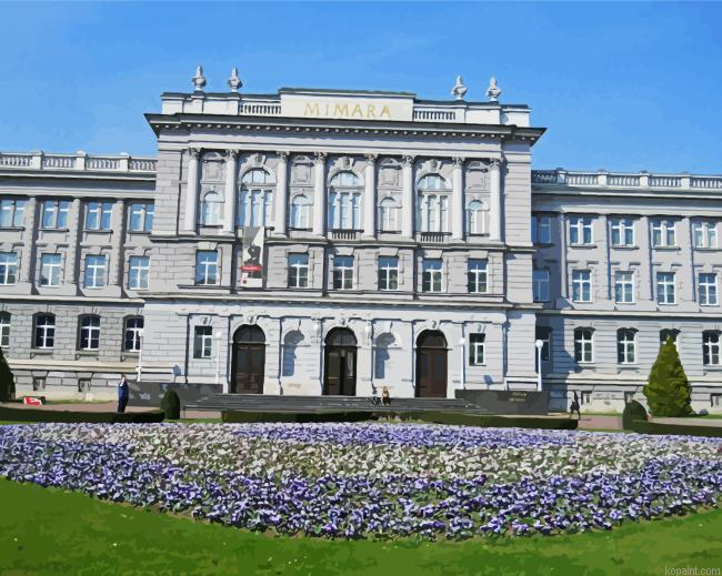 Zagreb Mimara Museum Building Painting By Numberss.png