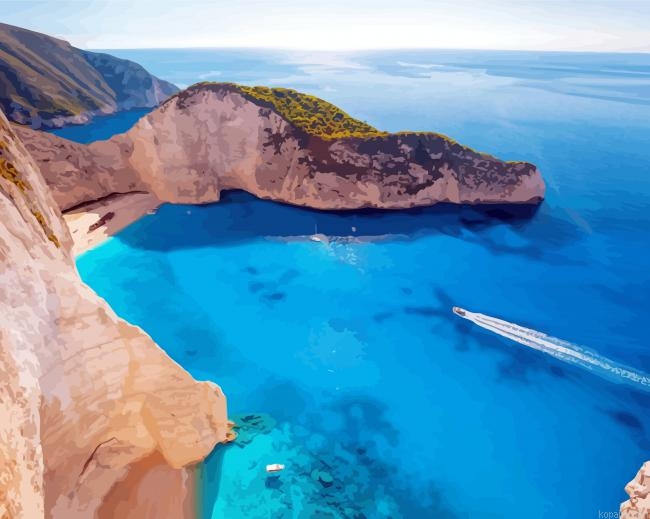 Zante Ionian Island Painting By Numberss.png