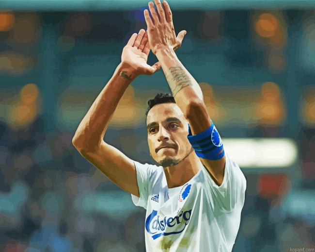Zeca Footballer Painting By Numberss.png