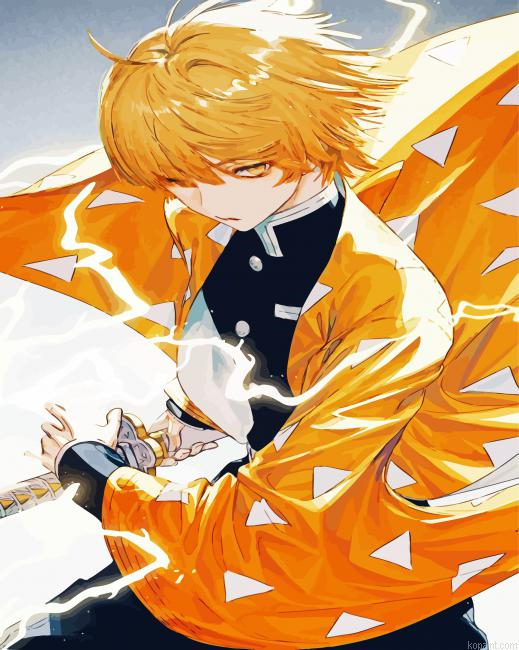 Zenitsu Agatsuma Painting By Numberss.png