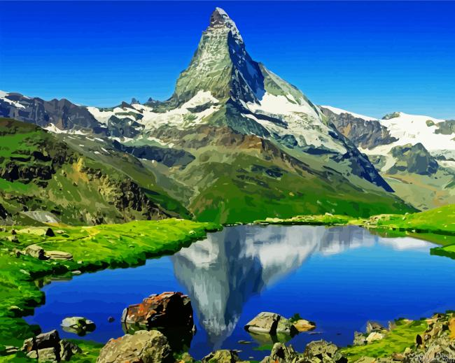 Zermatt Landscape Paint By Numbers.png