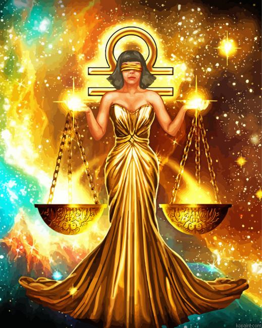 Zodiac Libra Art Paint By Numbers