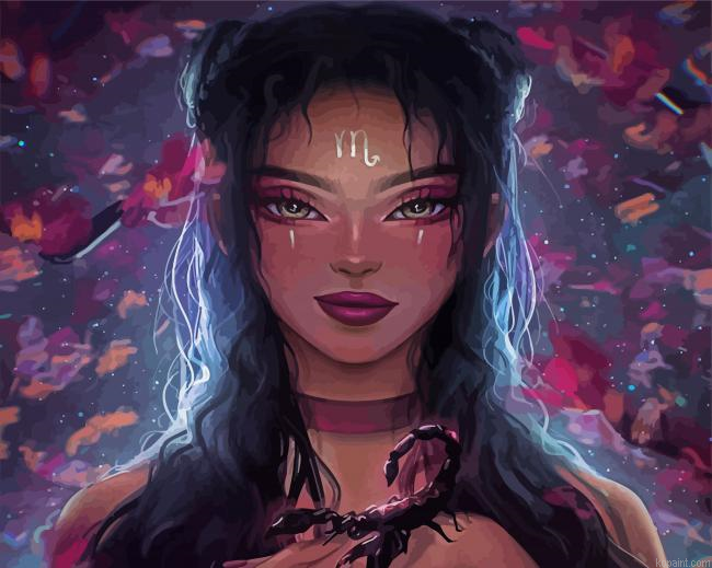Zodiac Sign Scorpio Painting By Numberss.png