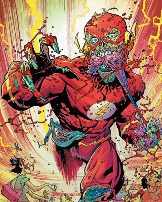 Zombie Flash Paint By Numbers