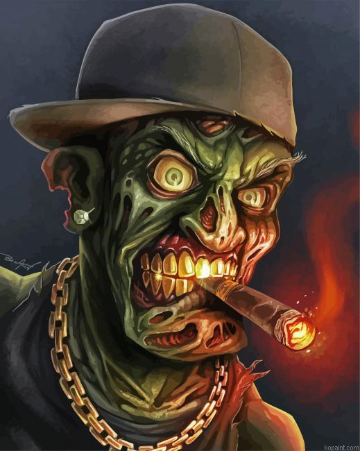 Zombie Gangster Painting By Numberss.png