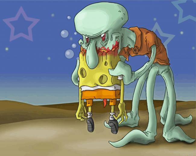 Zombie Squidward Painting By Numberss.png