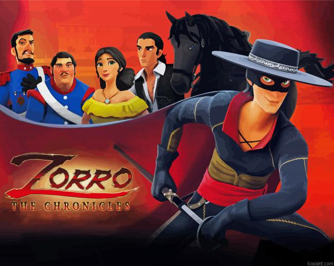 Zorro The Chronicles Painting By Numberss.png