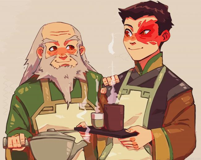 Zuko And Iroh Painting By Numberss.png