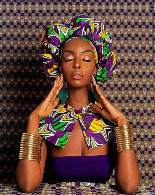 Zulu African Woman Painting By Numberss.png