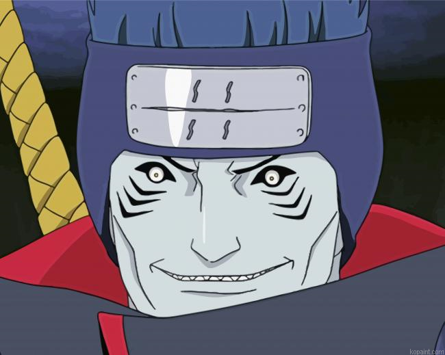 Kisame Naruto Anime Painting By Numberss.png