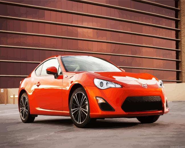 Luxury Toyota Car Paint By Numbers.png